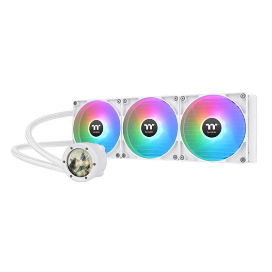Thermaltake TH420 V2 Ultra ARGB Sync All-In-One Liquid Cooler Snow Edition weiss