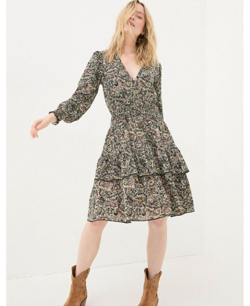 Women's Amba Wild Paisley Jersey Dress