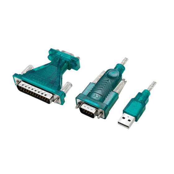 LogiLink Serieller Adapter - USB 2.0 - RS-232 - Adapter - Digital