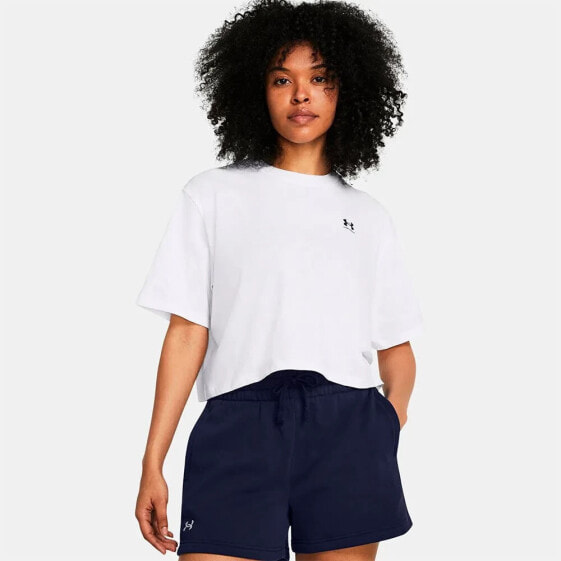 UNDER ARMOUR Boxy Crop Logo short sleeve T-shirt