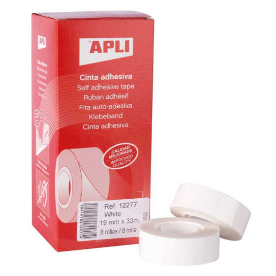 APLI 19x33 mm Adhesive Tape 8 Units