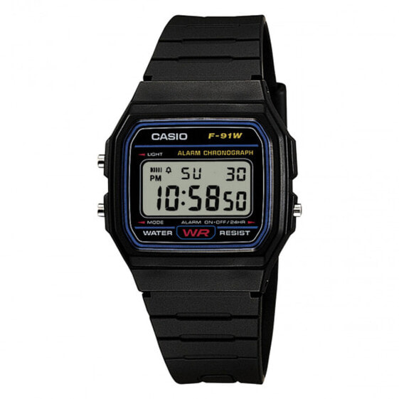 Мужские часы Casio F-91W-1YEG