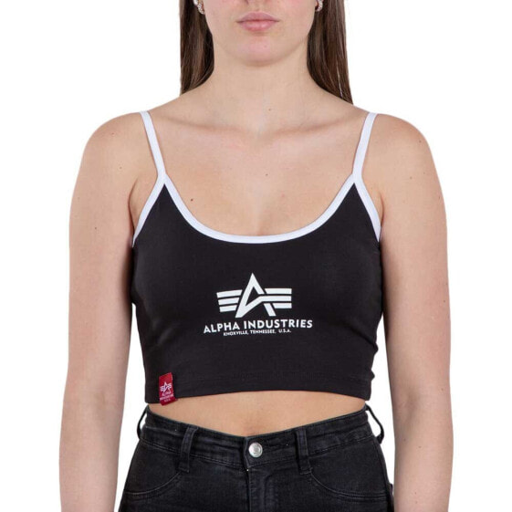 ALPHA INDUSTRIES Basic ML Cropped sleeveless T-shirt