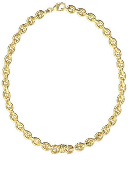 Modern Love Solid Gold Plated Necklace JUBN04005JWYGT/U