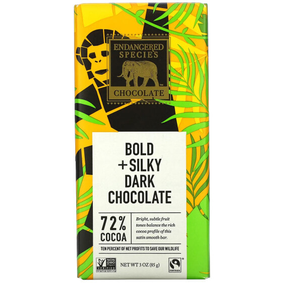 Smooth Dark Chocolate, 72% Cocoa, 3 oz (85 g)