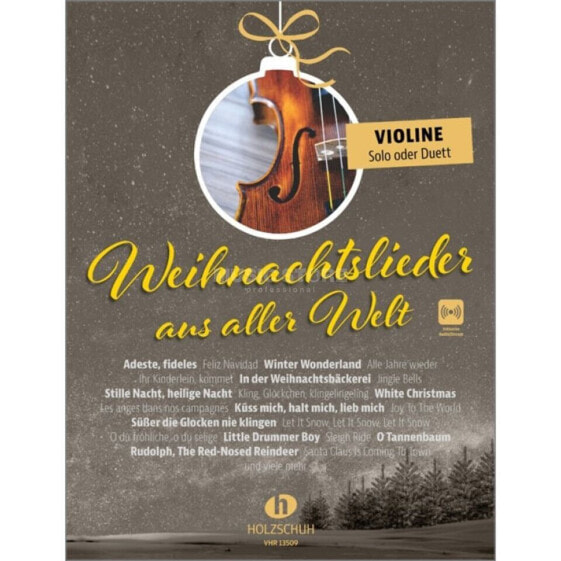 Holzschuh Verlag Weihnachtslieder aus aller Welt - Violine