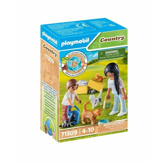 Игровой набор Playmobil Country Cats 17 Pieces Farm Life (Животные на ферме)