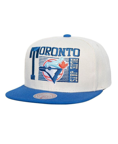 Men's Cream Toronto Blue Jays Cooperstown Collection Speed Zone Snapback Hat