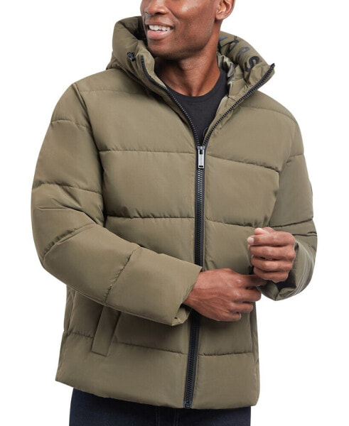 Men's Quilted Hooded Puffer Jacket