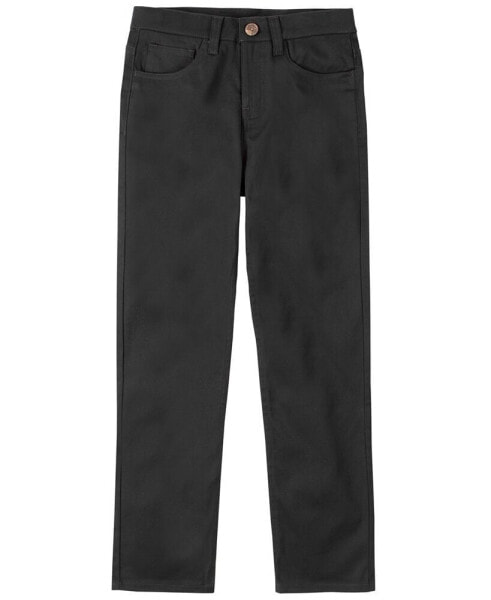 Big Boys Uniform 5 Pocket Twill Pant