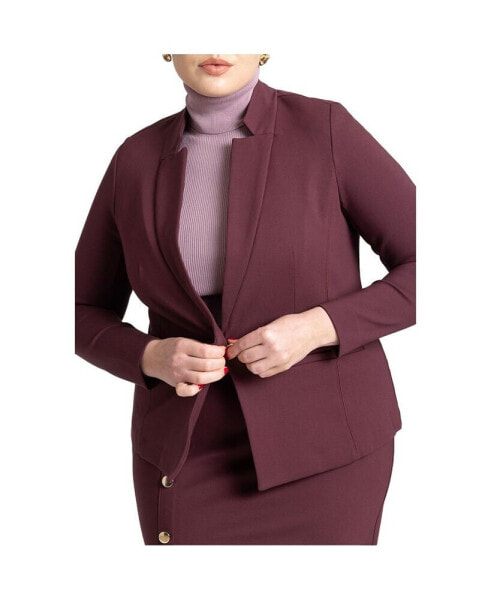 Plus Size The Ultimate Stretch Work Blazer