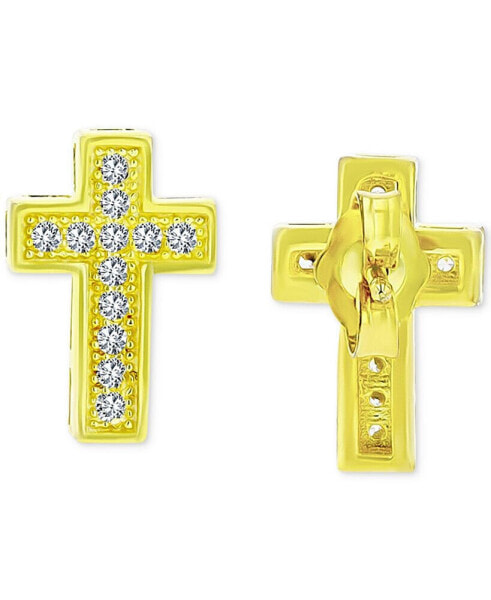 Серьги Macy's Cubic Zirconia Cross