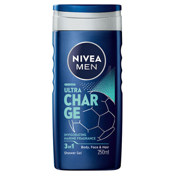 Гель для душа для мужчин Ultra Charge Nivea Men 250 мл