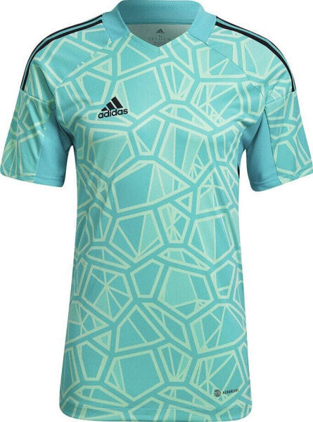 Adidas Koszulka męska Condivo 22 Goalkeeper Jersey Short Sleeve zielona HB1618 S