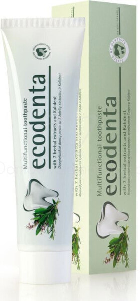 Зубная паста Ecodenta многофункциональная с 7 травами 100 мл