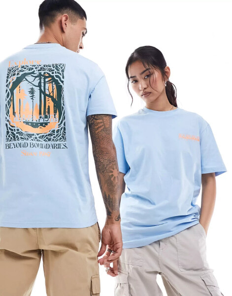 Napapijri Keoni t-shirt in light blue