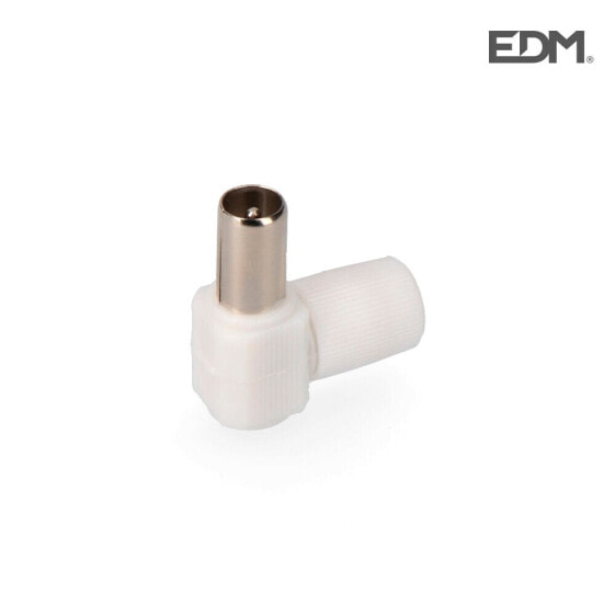 EDM E50003 Angled TV Plug Packaged 9.5 mm