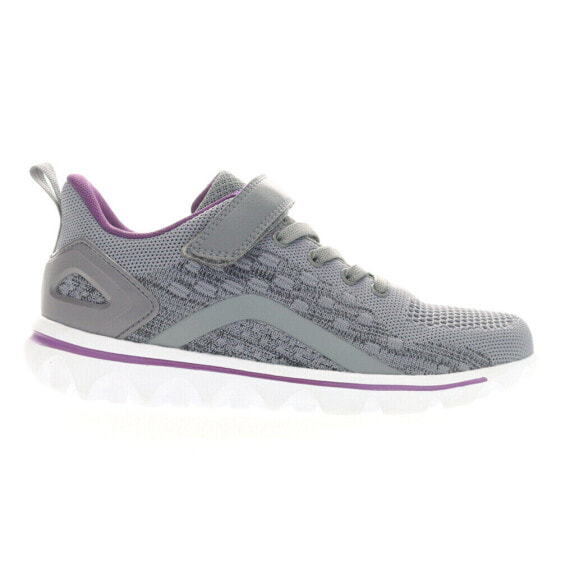 Propet Travelactiv Axial Fx Walking Womens Grey Sneakers Athletic Shoes WAT093M