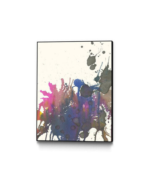 36" x 24" Exuberant Splotch Art Block Framed Canvas