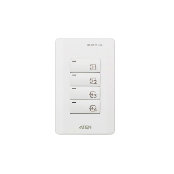 ATEN VPK104 - Remote control - White - Plastic - 119.2 mm - 74.2 mm - 9.2 mm