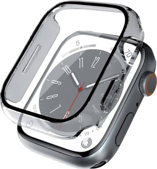 Crong Crong Hybrid Watch Case - Etui ze szkłem Apple Watch 41mm (Clear)