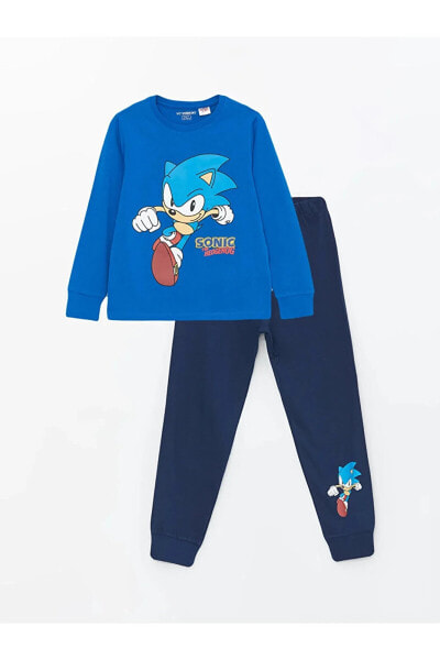 Костюм для малышей LC WAIKIKI Pijama Takımı Sonic с длинным рукавом