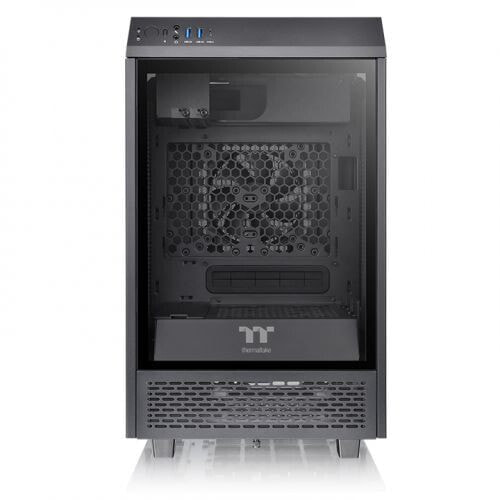 Thermaltake The Tower 100 - Mini Tower - PC - Black - Mini-ITX - SPCC - Tempered glass - Gaming