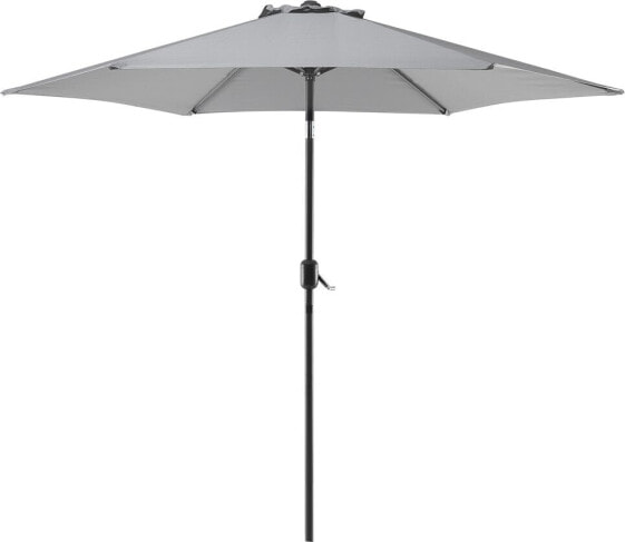 Beliani Parasol ogrodowy Varase Ciemny Szary 270 cm