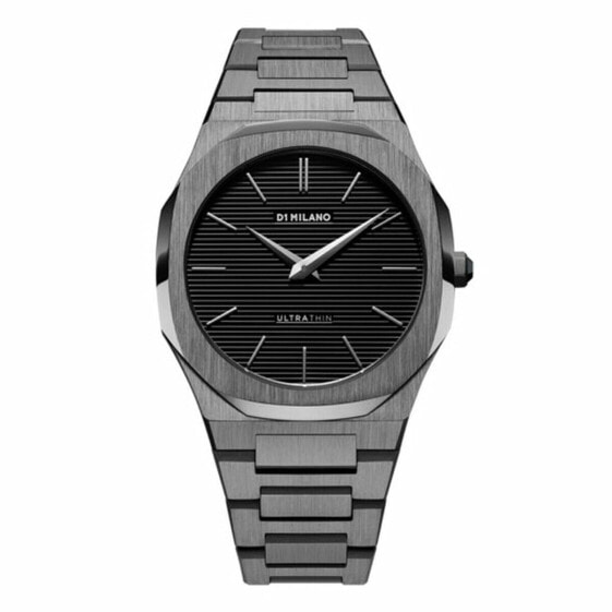 Unisex Watch D1 Milano ULTRA THIN GUN METAL - RE-STYLE EDITION (Ø 40 mm)