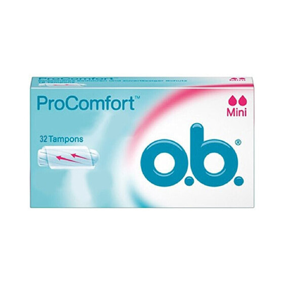 Pack of Tampons Ob Procomfort Mini 32 Units