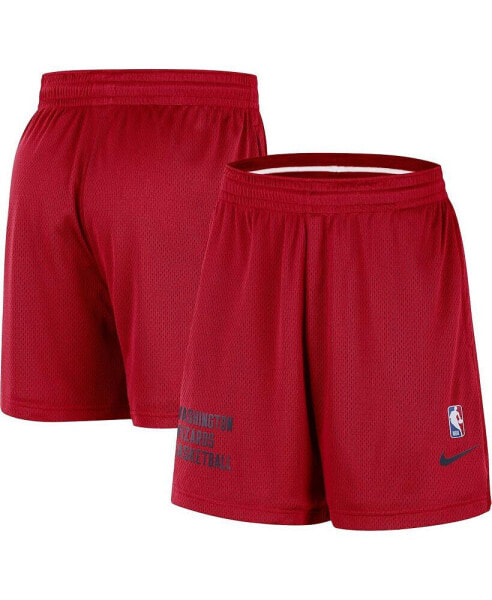 Men's and Women's Red Washington Wizards Warm Up Performance Practice Shorts