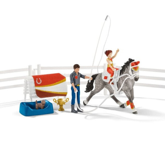 Игровой набор Schleich Horse Club Mia’s вольтижное катание - 5 лет - Мультиколор - 12 лет - 4 шт - Не для детей младше 36 месяцев - 330 мм