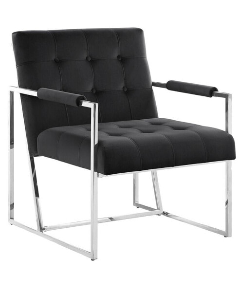 Luxor 32" Velvet Modern Accent Chair