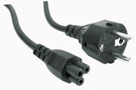 MicroConnect Power Cord Notebook (1m) - 1 m - C5 coupler - H05VV-F3G - 250 V - 10 A