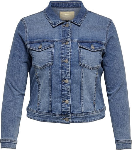 Dámská džínová bunda CARWESPA 15253437 Light Blue Denim