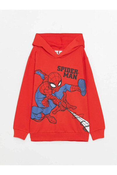 Толстовка LC WAIKIKI Kids Spiderman с капюшоном для мальчиков