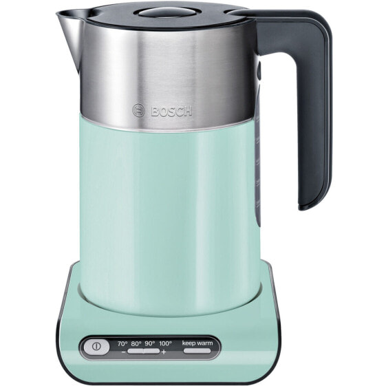 Teapot BOSCH TWK8612P Stainless steel Plastic Plastic/Stainless steel Black Grey Turquoise 1,5 L