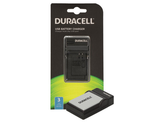 Duracell Digital Camera Battery Charger - USB - Canon NB-7L - Black - Indoor battery charger - 5 V - 5 V