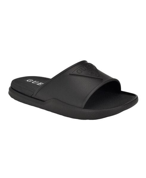 Men's Marock Branded Slip On Pool Slides