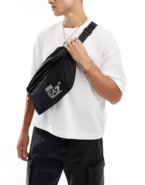 EA7 bumbag in black