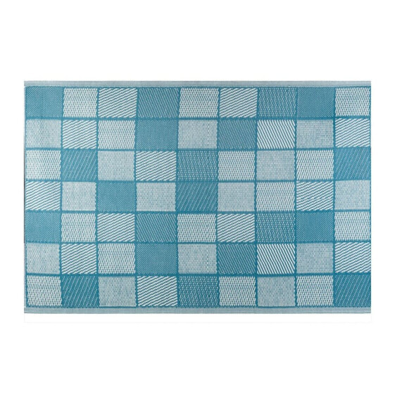 Outdoor rug Meis 160 x 230 x 0,5 cm Blue White polypropylene