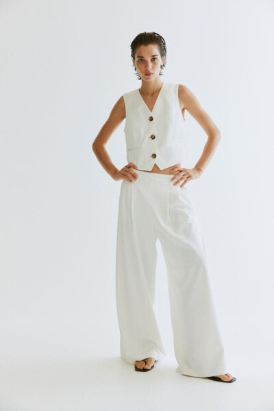 Wide-leg Dress Pants