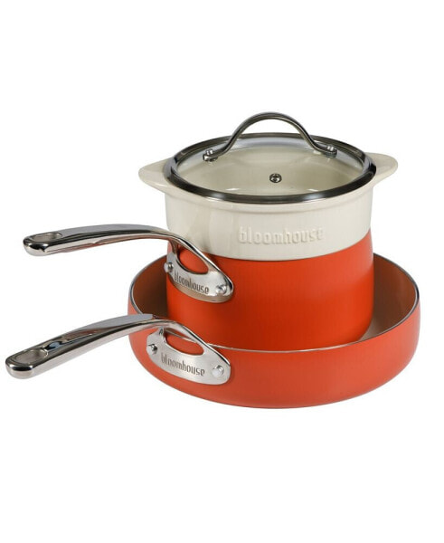 4 Piece Enamel Cookware Set