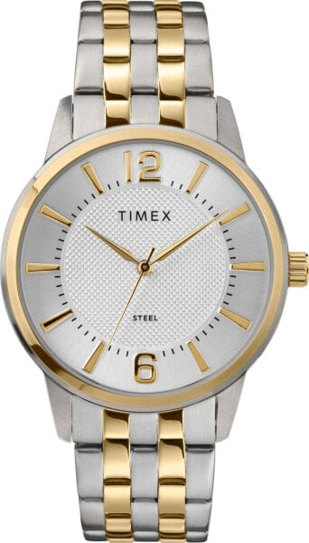 Timex Men's Classic Premium Classic Two-Tone Stainless Steel Watch TW2T59900