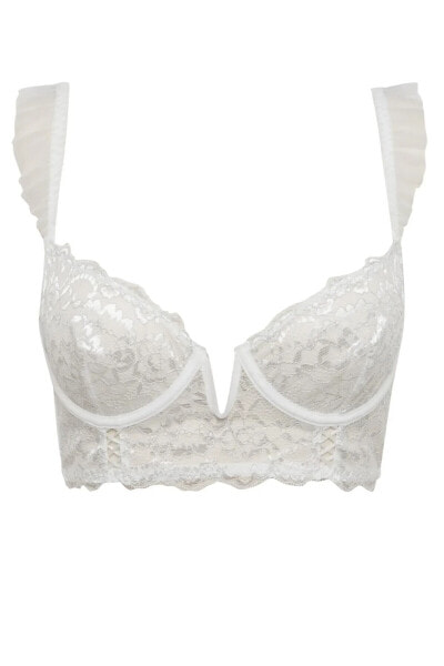 Fall In Love Bridal Dantelli Beyaz Pedsiz Balenli Bra B8715ax24sm