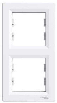 Schneider Electric Double frame Asphora white (EPH5810221)