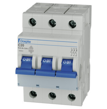 Автоматический выключатель Doepke DLS 6h C10-3 - Тип C - IP20