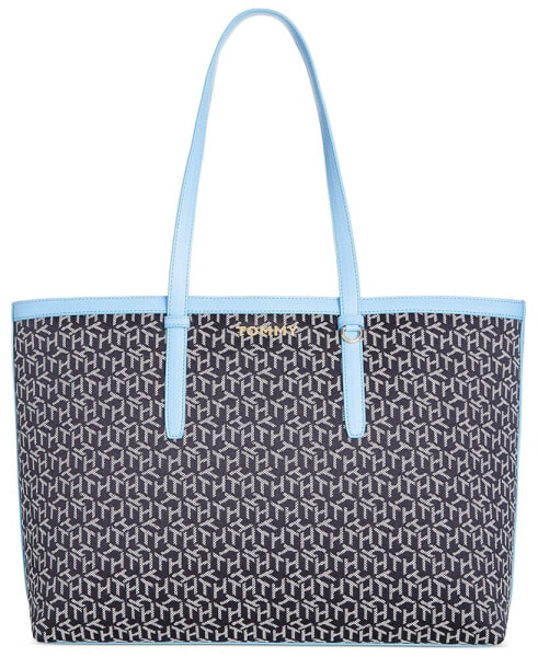 Schyler TH Cube Monogram Extra-Large Tote Bag