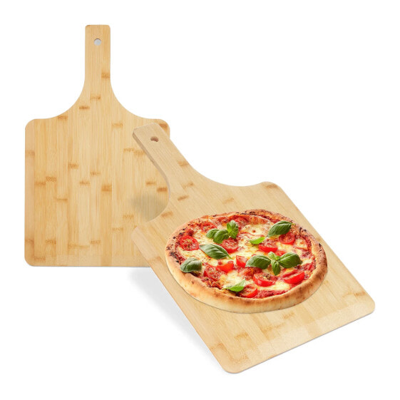 Pizzaschieber Bambus 2er Set