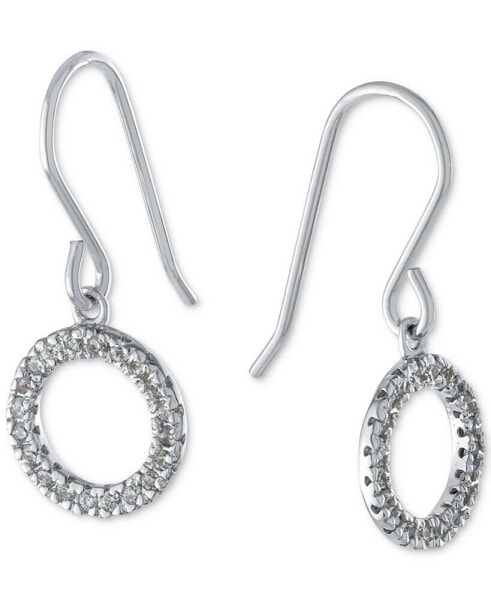 Cubic Zirconia Circle Drop Earrings, Created for Macy's